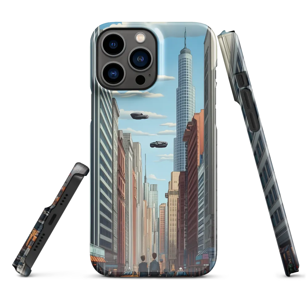Futuristic Stroll through the Urban Skyline