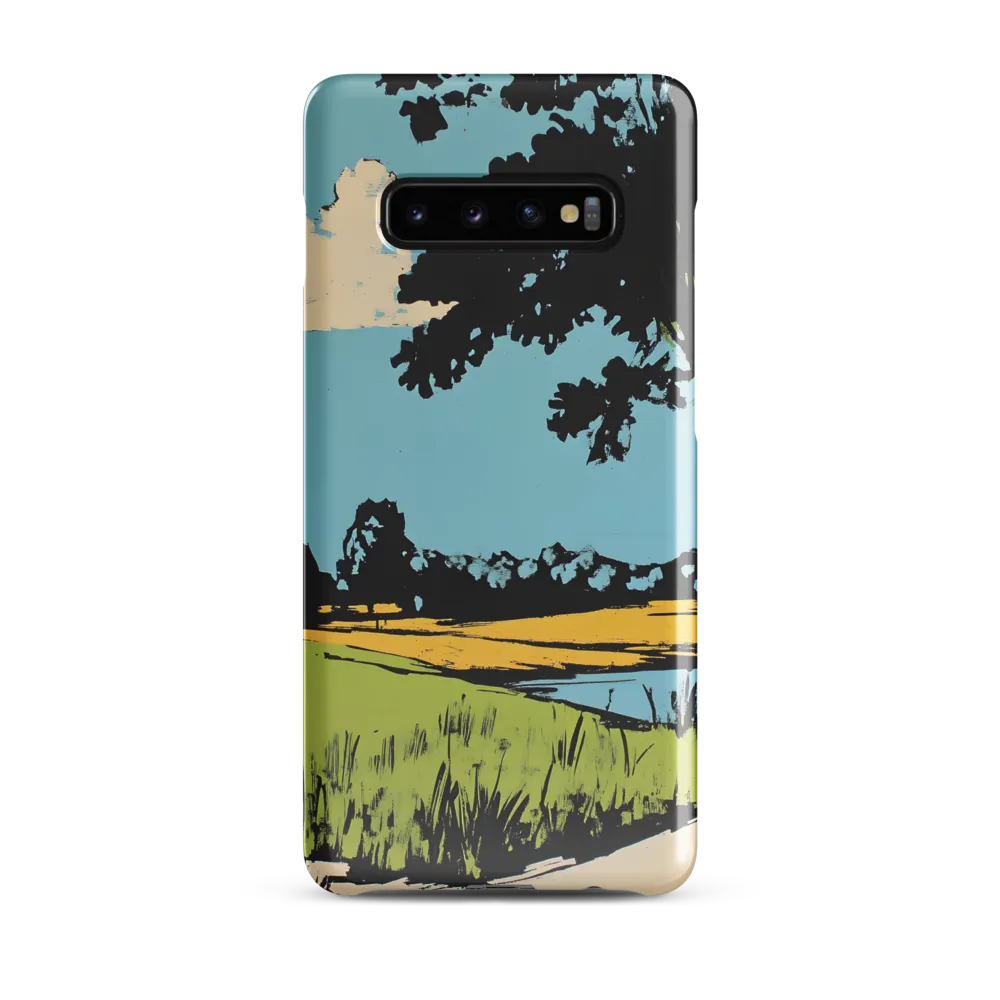 Vibrant Landscape in Pop Art Style | Phone Case |  S10 Plus | Snap Case | Glossy