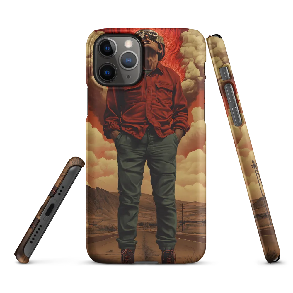 Defiant Spirit in a Surreal Landscape | Phone Case |  11 Pro | Snap Case | Matte