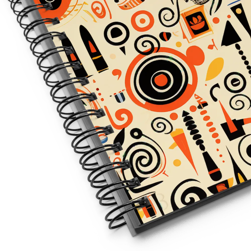 Rhythms of Geometry | Spiral Notebook