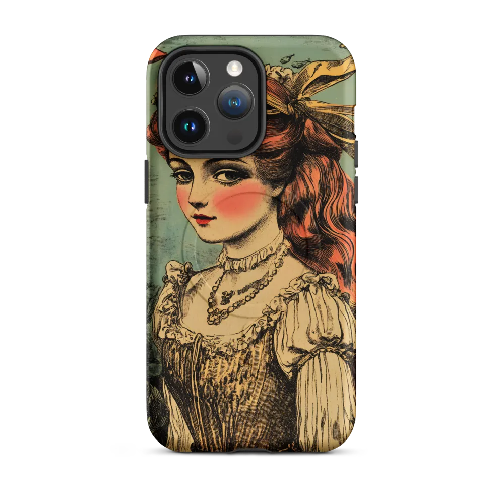 Elegance Beneath the Waves | Phone Case |  14 Pro Max | MagSafe® Tough Case | Matte
