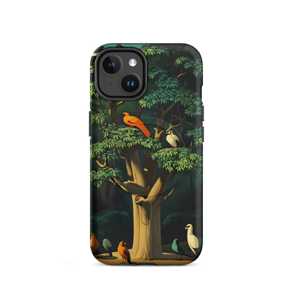 Harmony in Color: A Surreal Bird Symphony