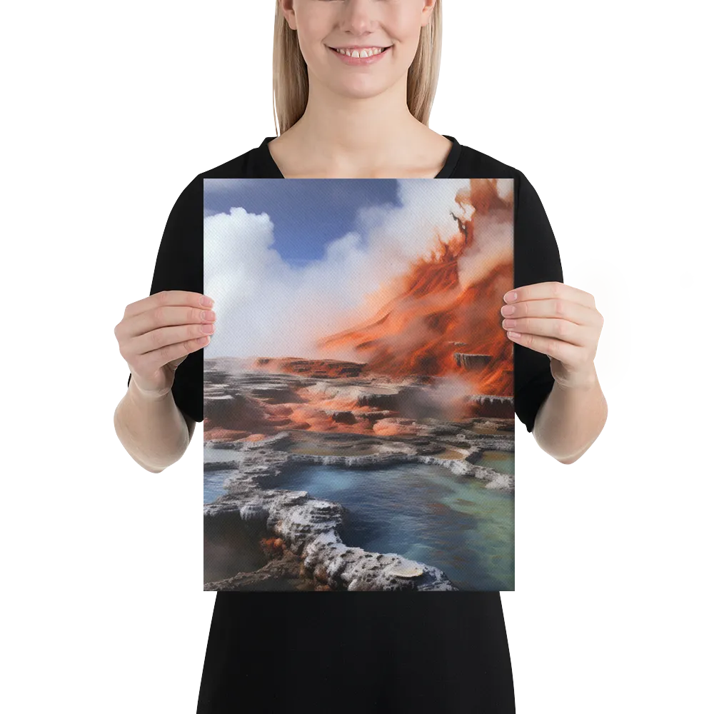 Nature's Fury: The Volcano's Expression