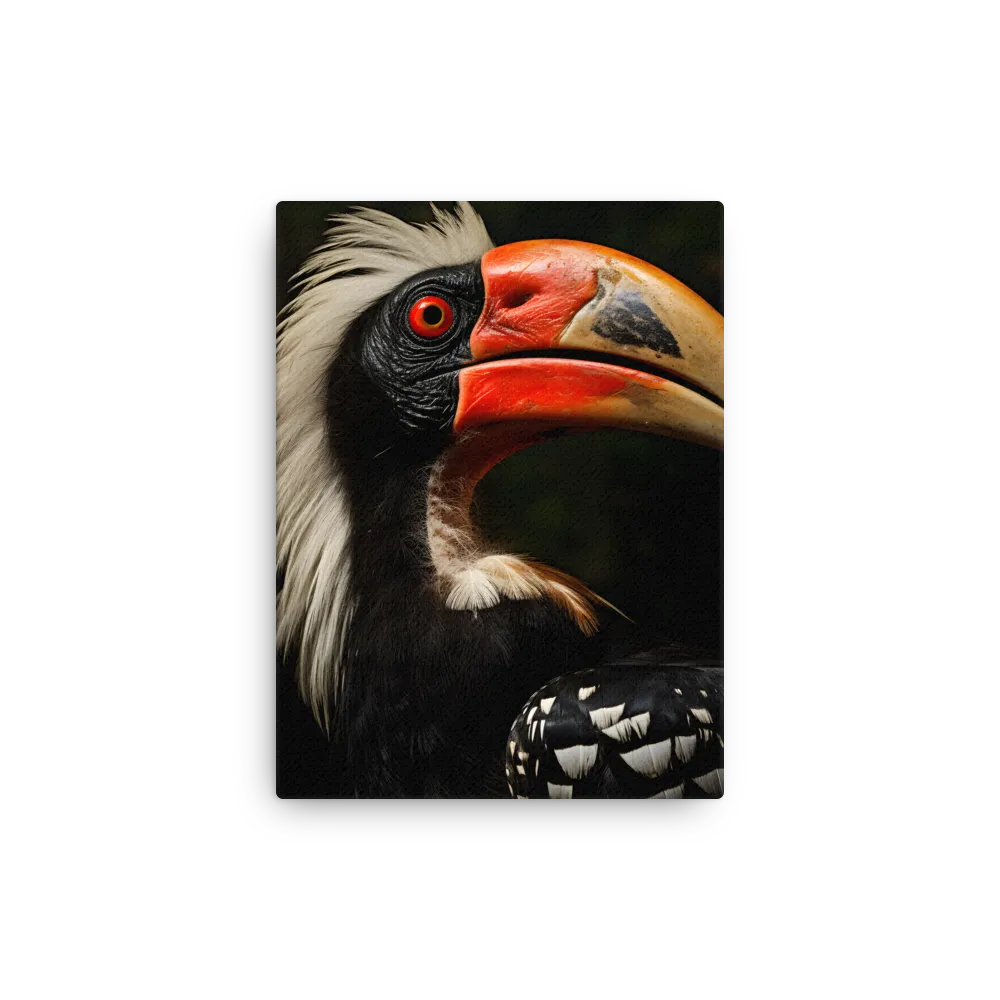 Majesty of the Hornbill | Thin Canvas | 9″×12″
