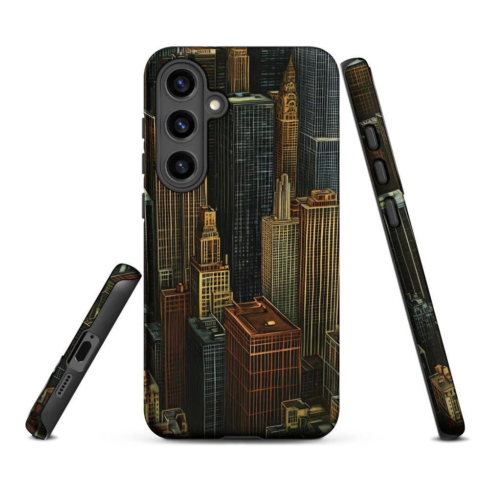 Urban Elegance: A Golden Cityscape
