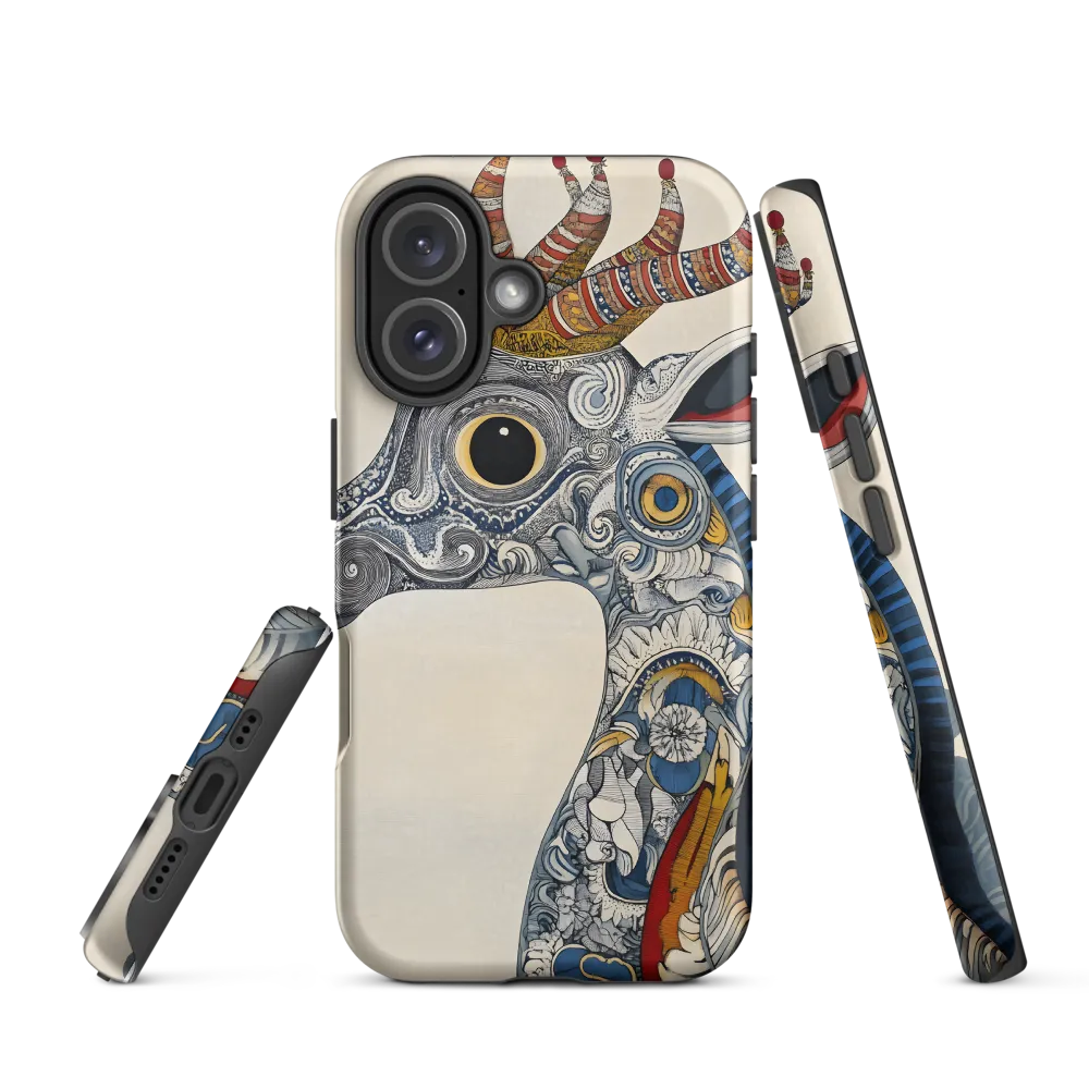 Whimsical Elegance: The Surreal Giraffe | Phone Case