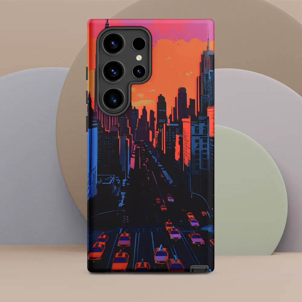 Sunset Over Skyscrapers
