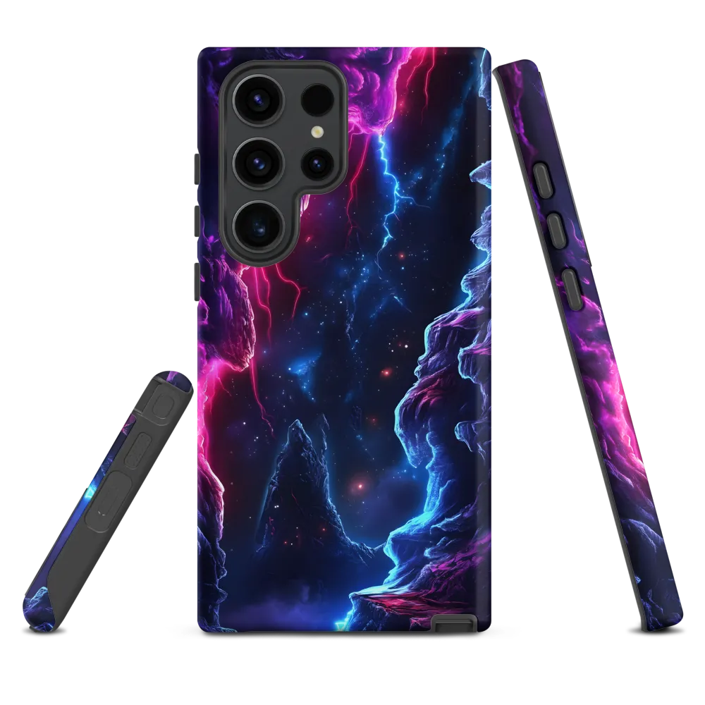 Neon Rift Between Stars