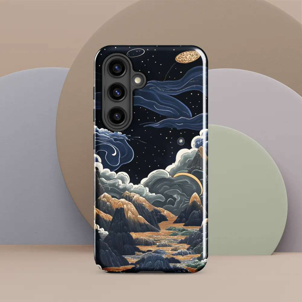 Celestial Harmony: Peaks and Planets
