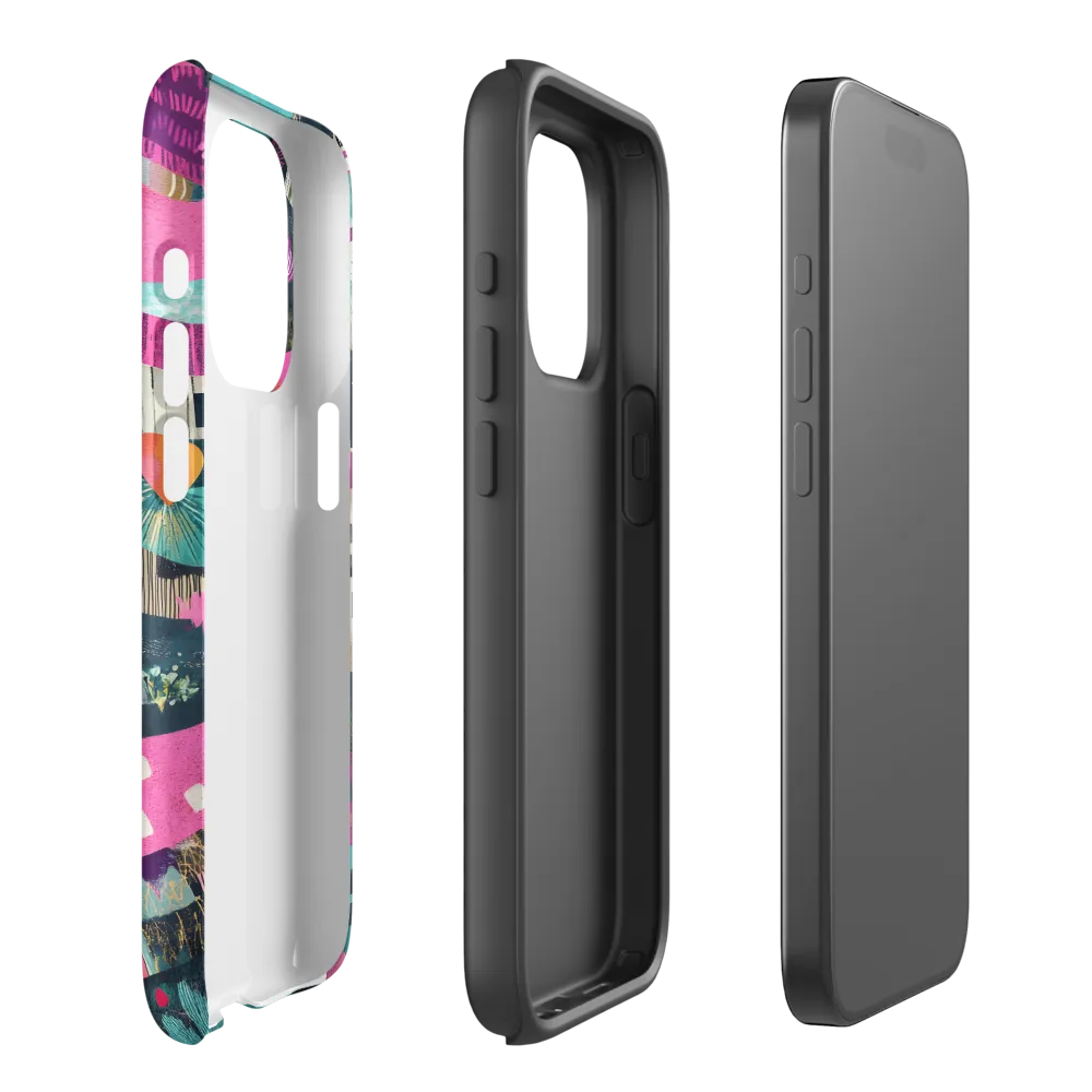 Whimsical Journey Through a Vibrant Landscape | Phone Case |  15 Pro | Tough Case | Matte