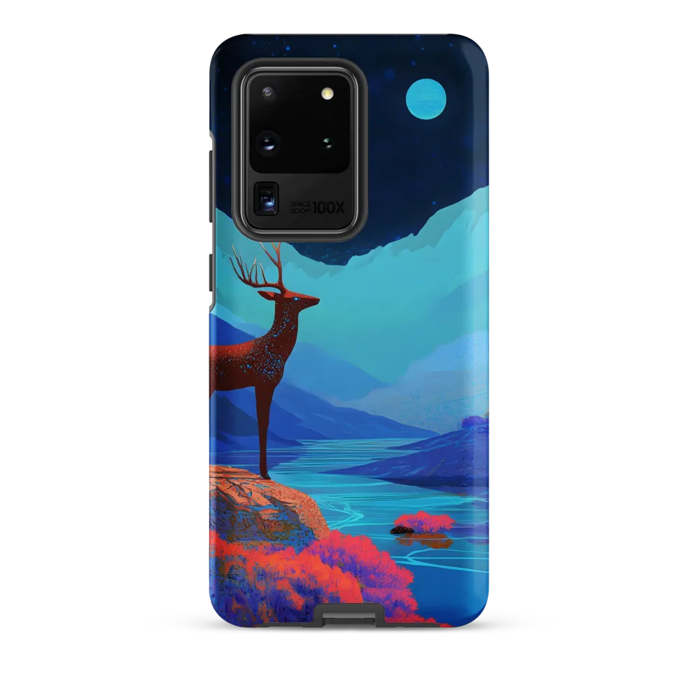 Cosmic Serenity: The Starlit Stag