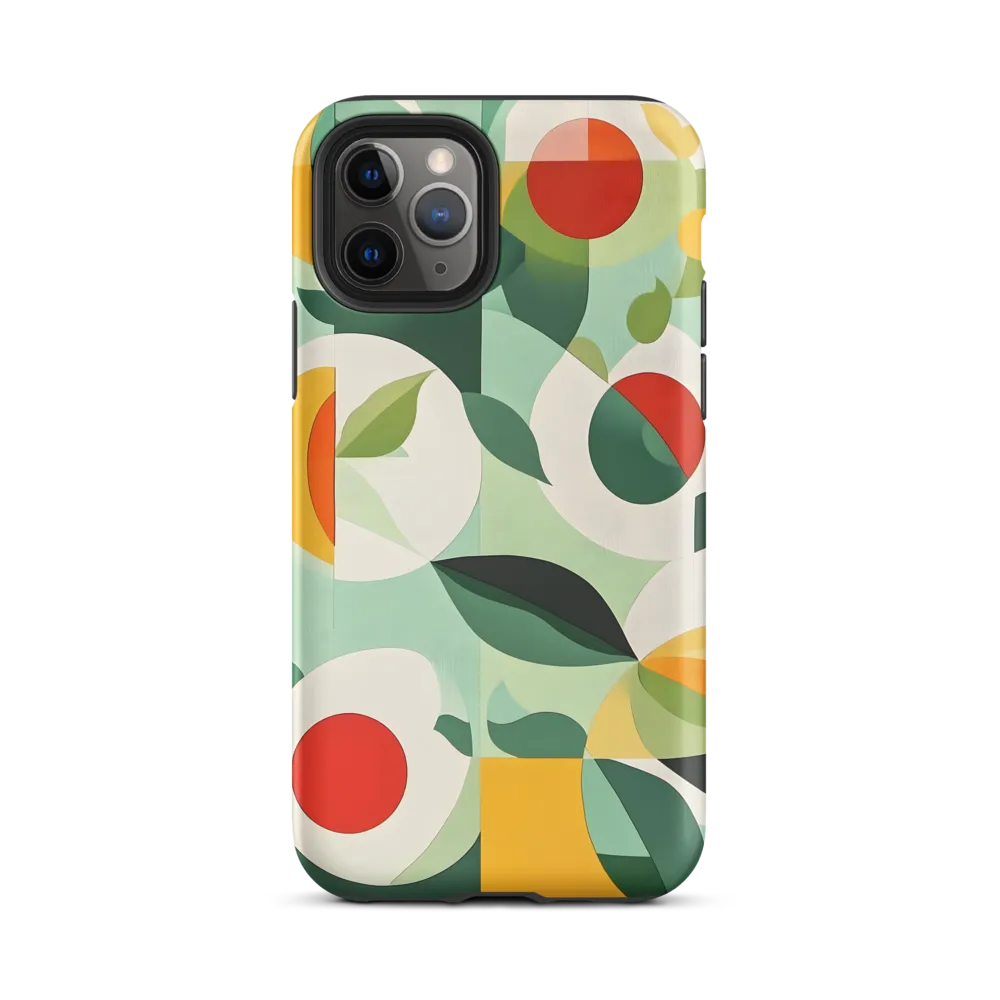 Harmony in Shapes: A Playful Abstract Design | Phone Case |  11 Pro | Tough Case | Matte