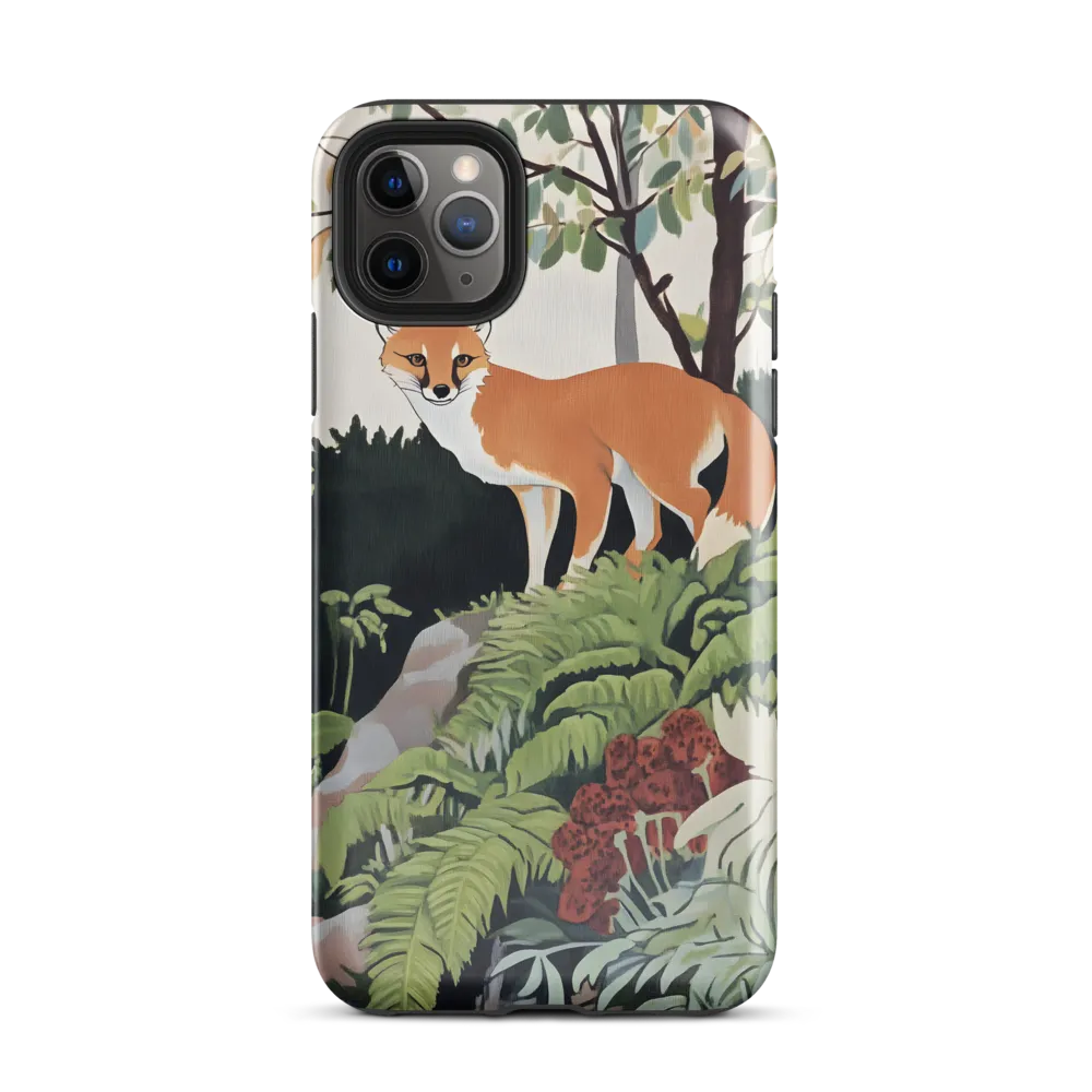 Whispers of the Forest: An Illustrated Fox | Phone Case |  11 Pro Max | Tough Case | Glossy