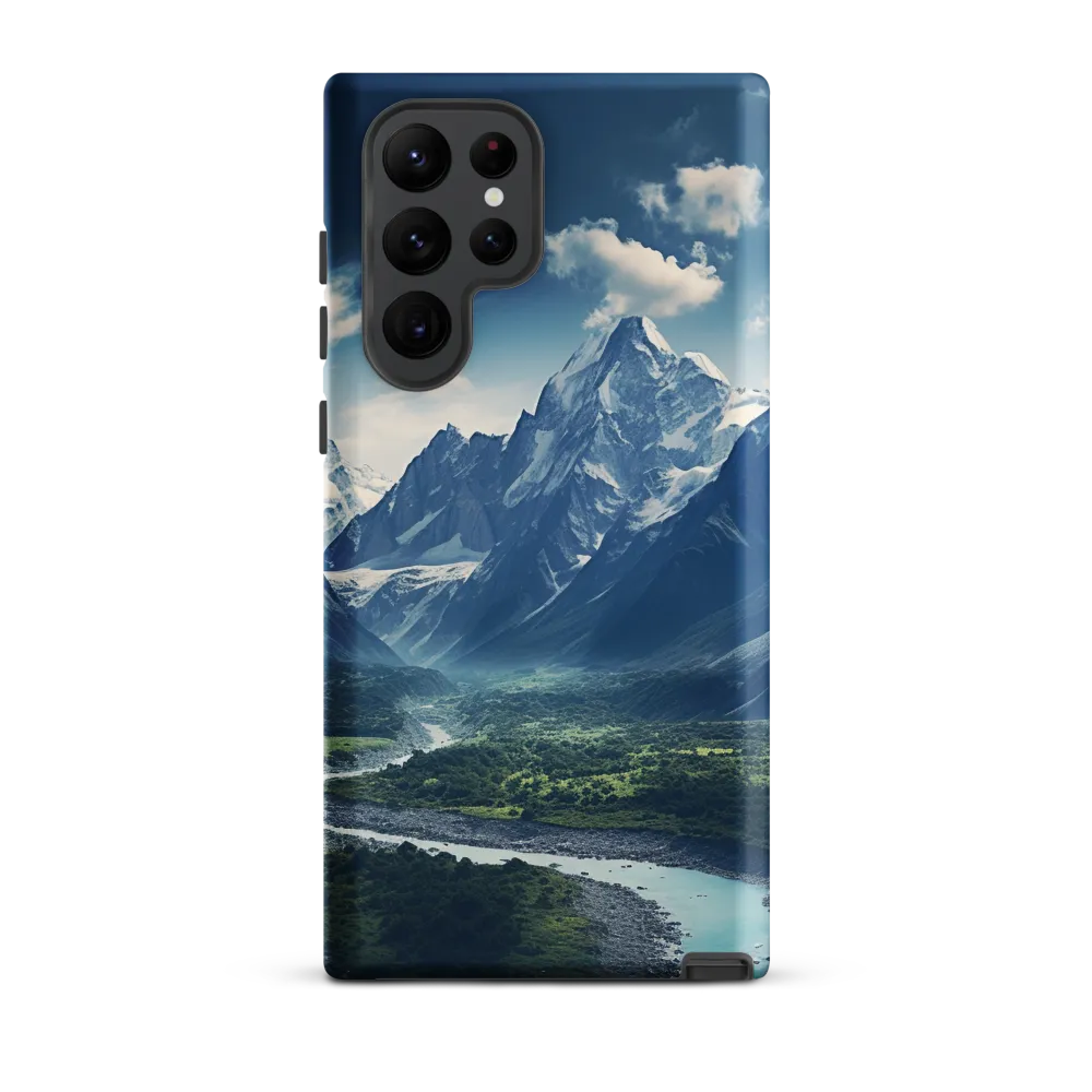 Majestic Serenity: A Landscape of Mountains and Rivers