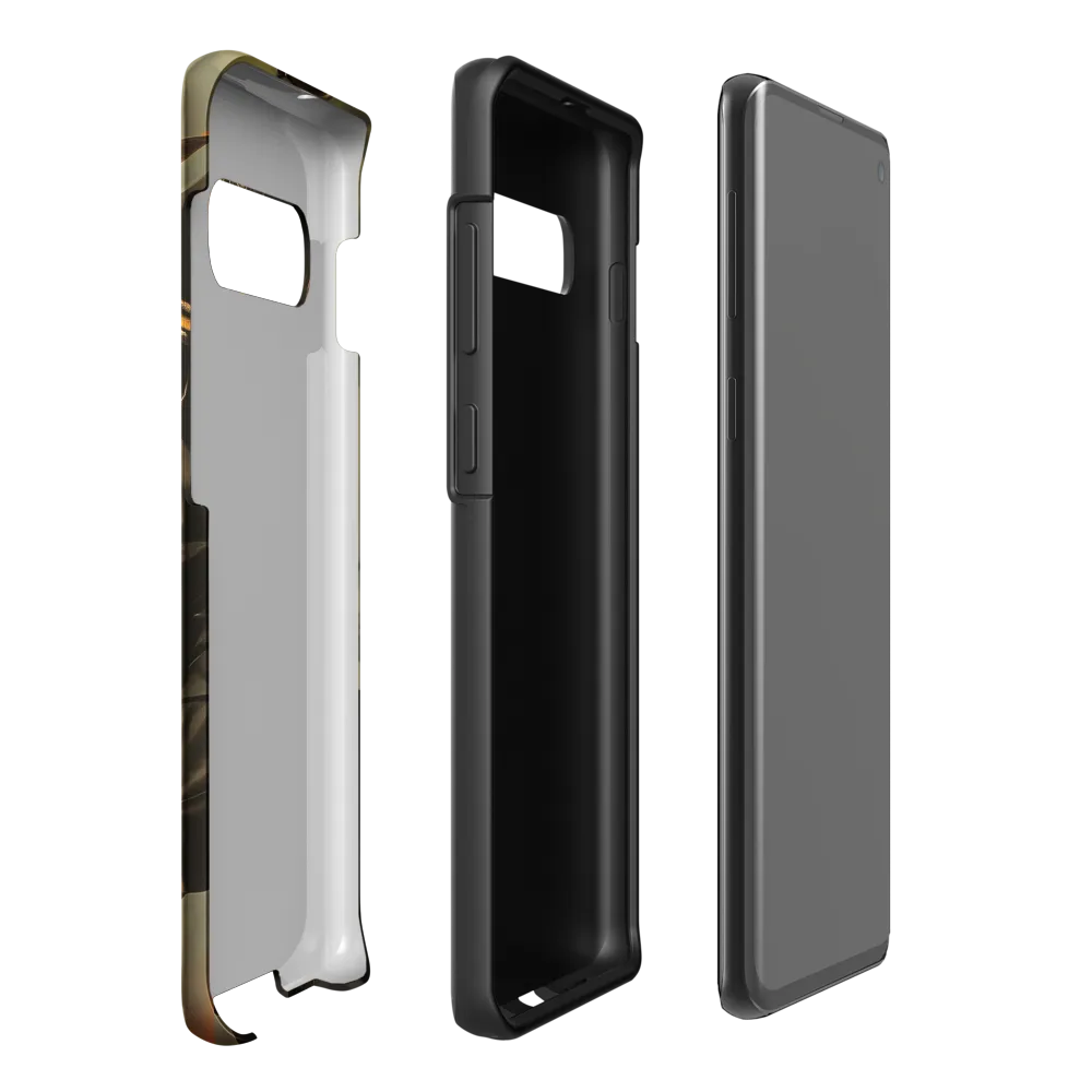 Ethereal Explorer: The Enigmatic Astronaut | Phone Case |  S10 Plus | Tough Case | Matte