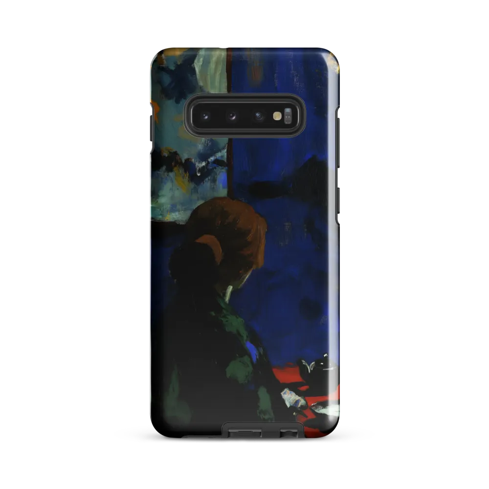 Contemplation Under the Night Sky | Phone Case |  S10 Plus | Tough Case | Glossy