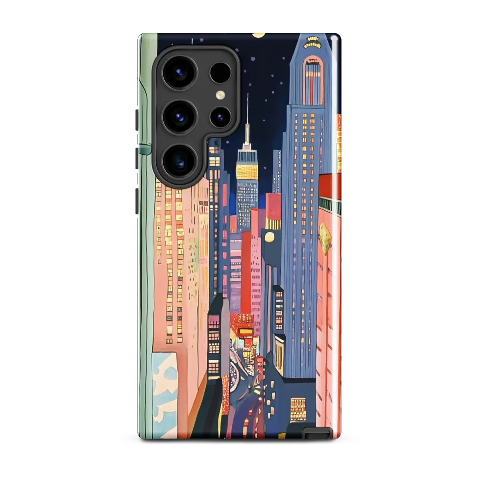 Urban Dreamscape: A Pop Art Night | Phone Case |  S24 Ultra | Tough Case | Glossy