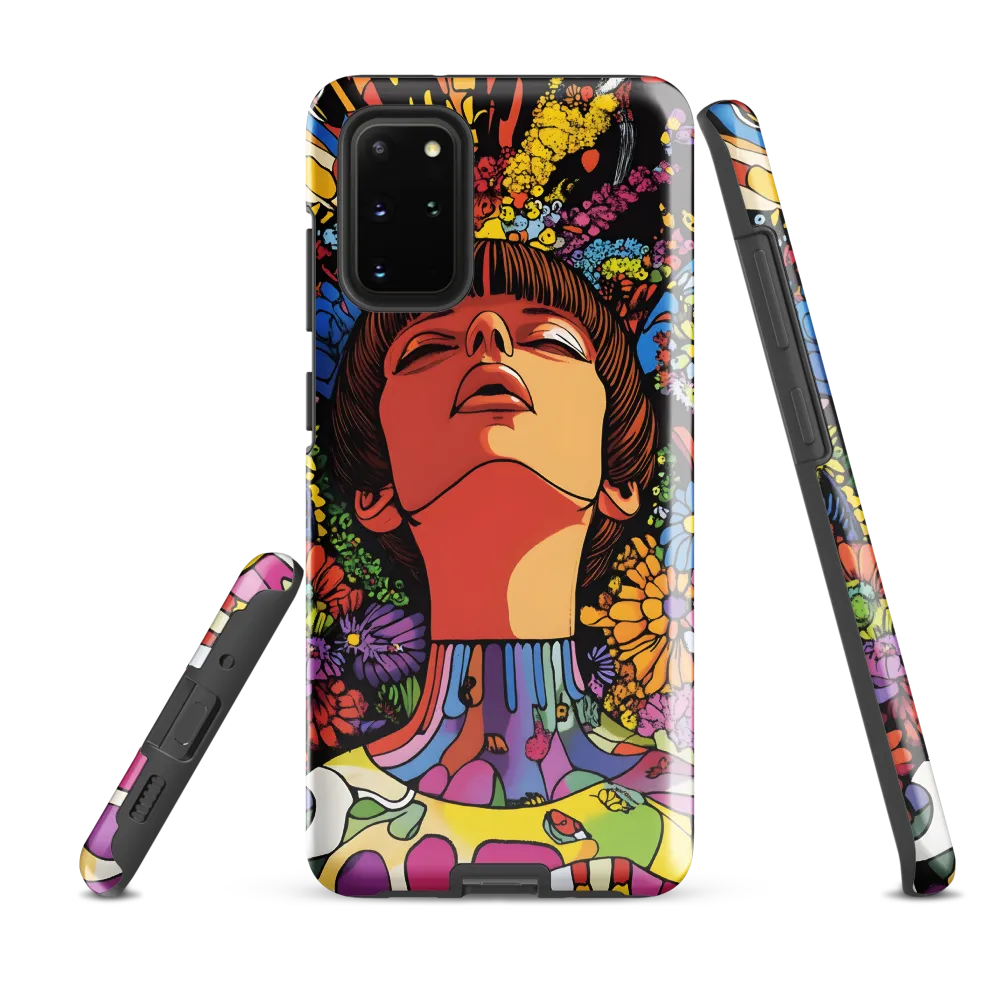 Vibrant Ecstasy: A Psychedelic Portrait