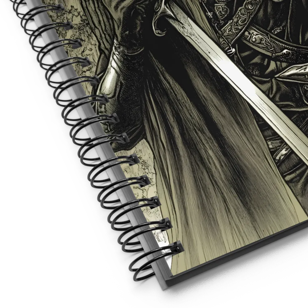 Guardian of Shadows | Spiral Notebook