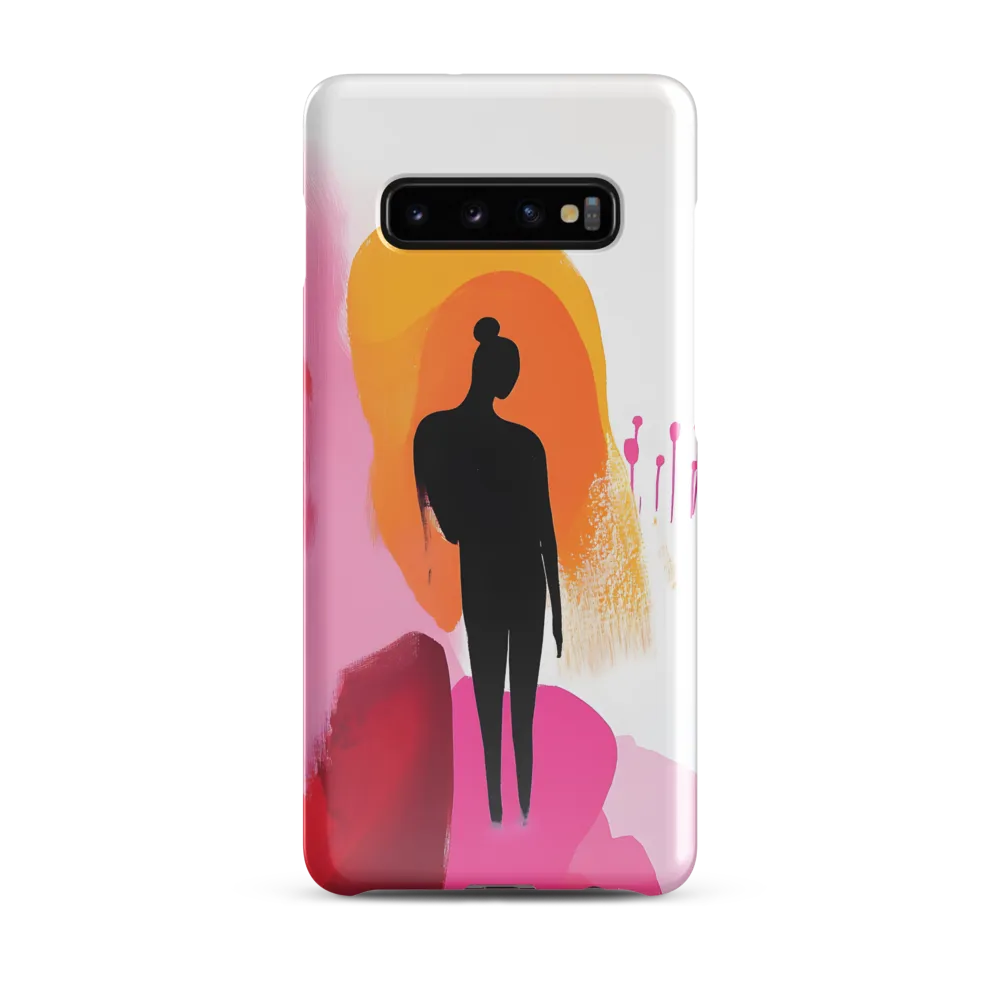 Silhouette in Colorful Abstraction | Phone Case |  S10 Plus | Snap Case | Glossy