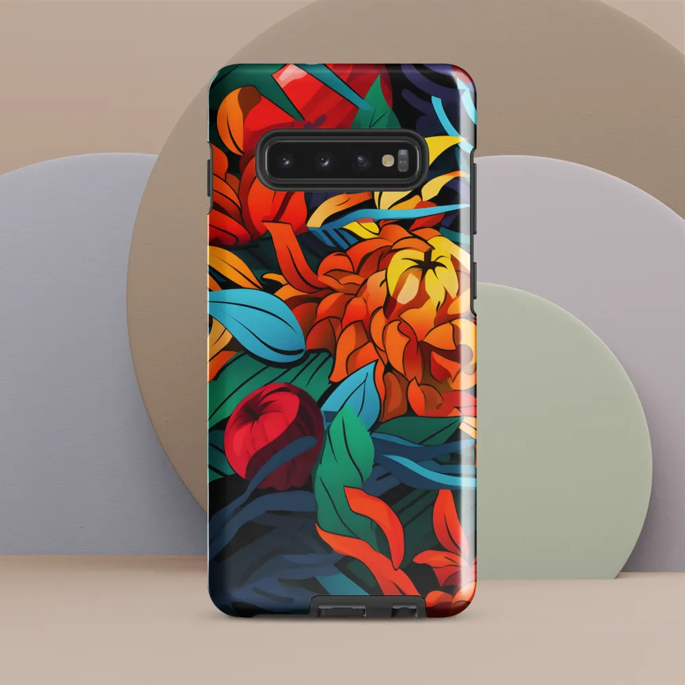 Tropical Harmony | Phone Case |  S10 Plus | Tough Case | Glossy