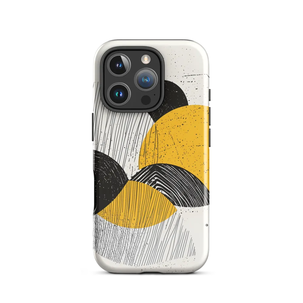 Dynamic Harmony in Black and Yellow