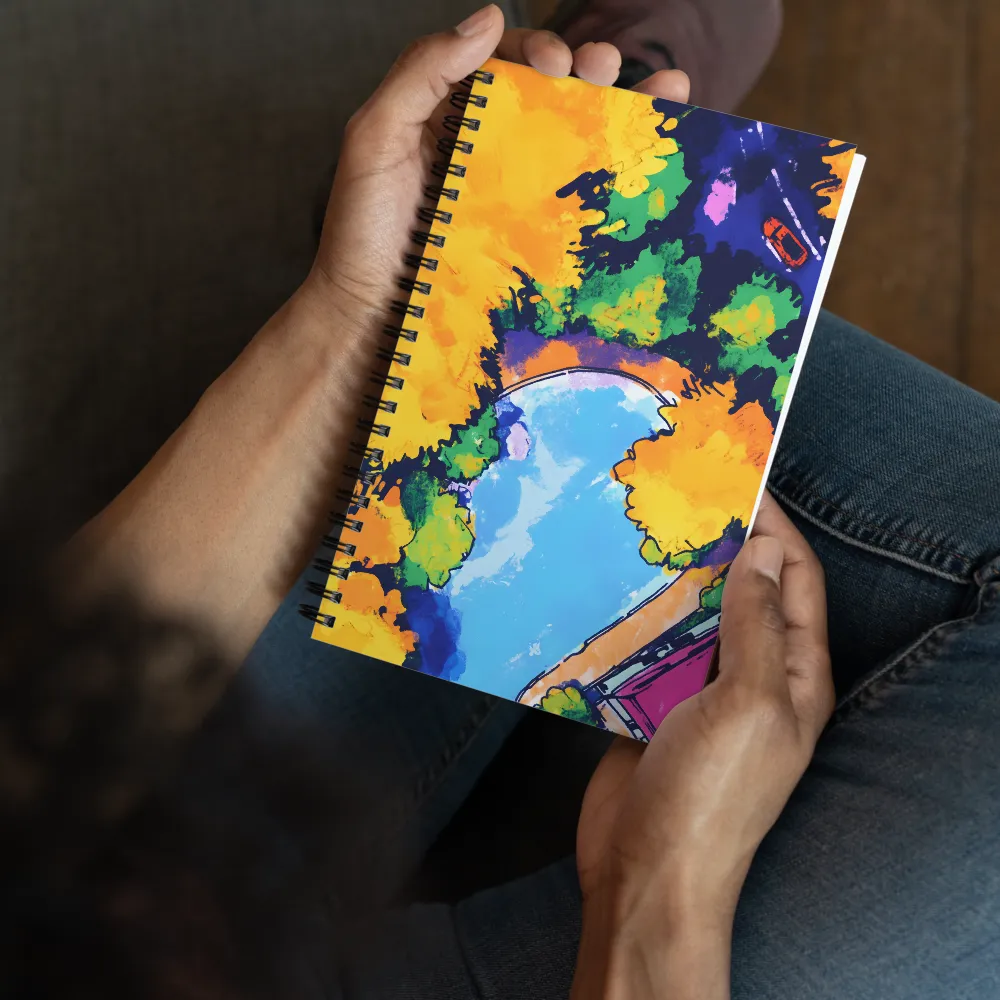 Vibrant Waterscape | Spiral Notebook