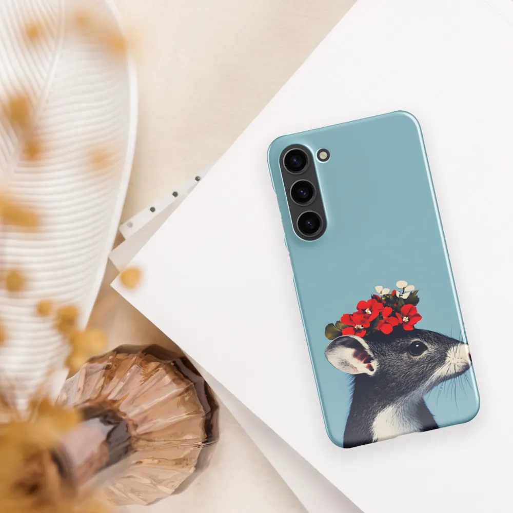 Whimsical Flora: A Mouse's Floral Crown