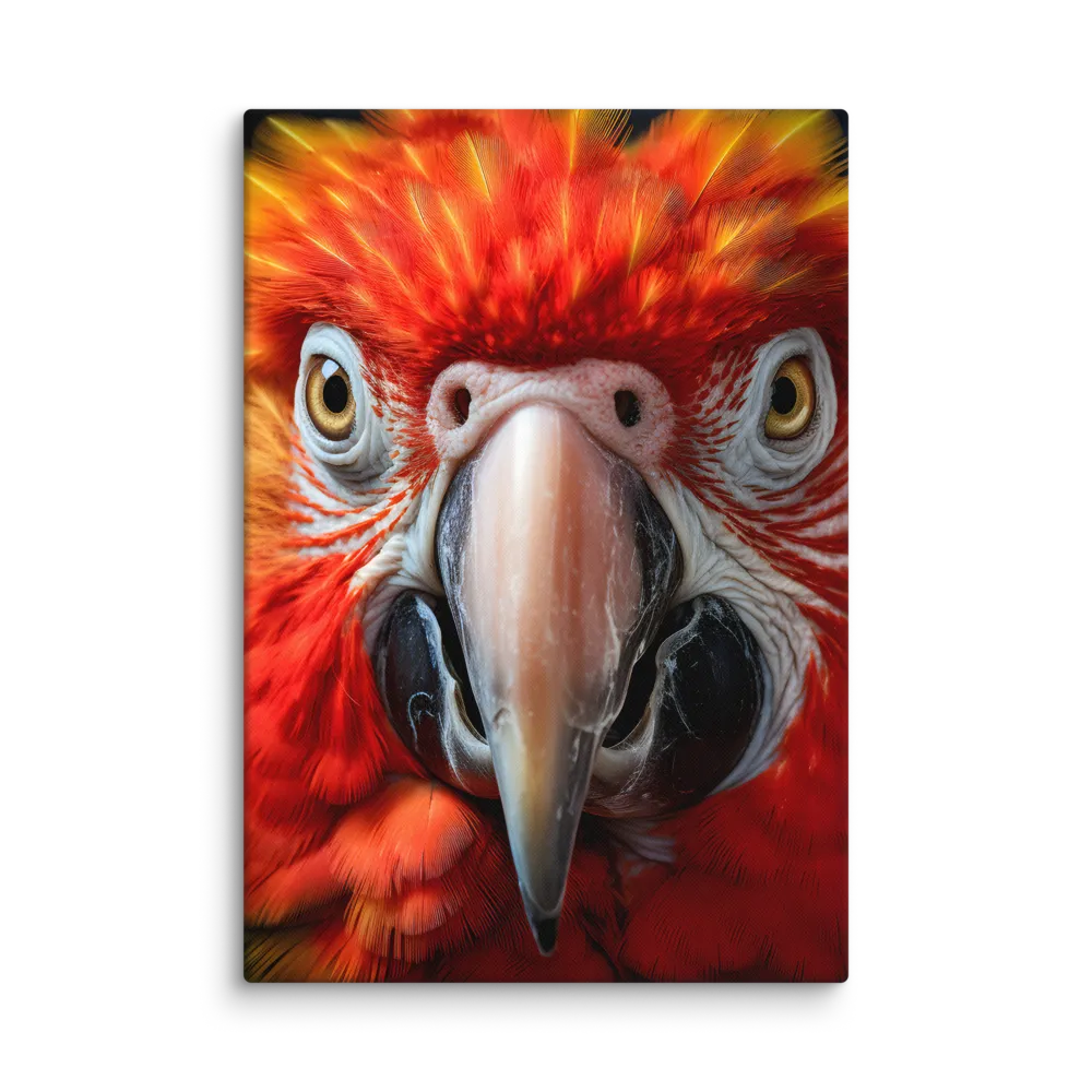 The Fiery Gaze of the Parrot