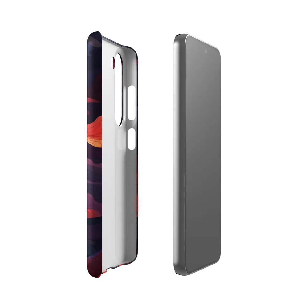Ethereal Waves of Color | Phone Case |  S23 | Snap Case | Matte