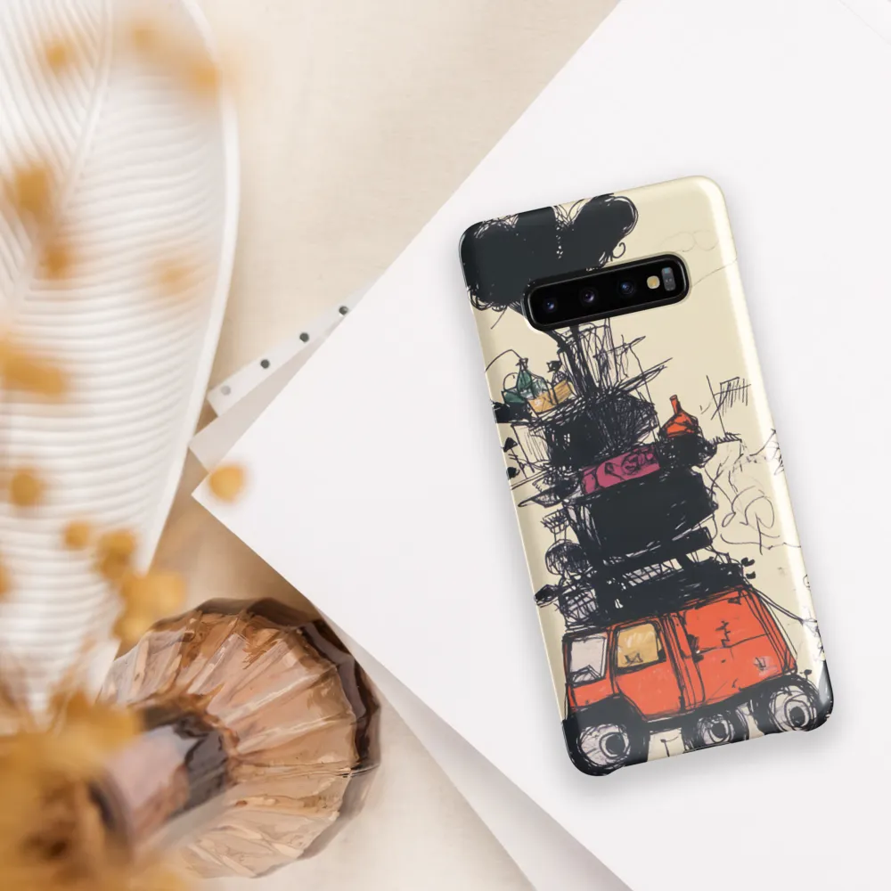 The Whimsical Hauler | Phone Case |  S10 Plus | Snap Case | Glossy