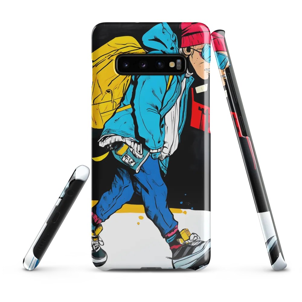 Urban Vibrance: A Youthful Journey | Phone Case |  S10 Plus | Snap Case | Glossy