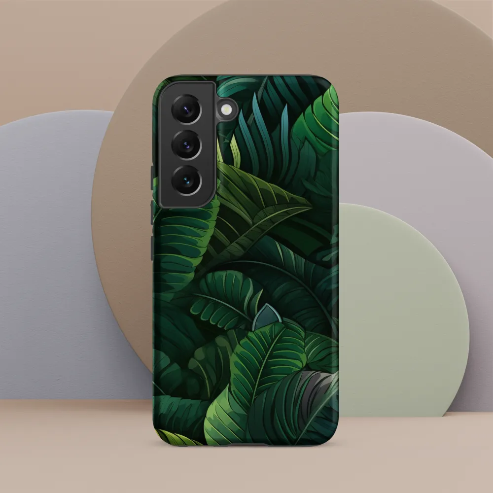 Lush Canopy: A Tropical Foliage Study