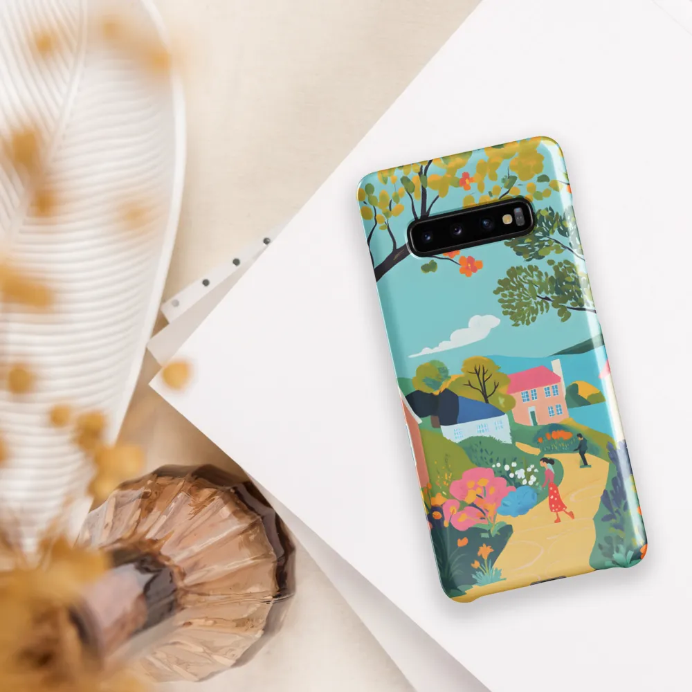 Charming Countryside Serenity | Phone Case |  S10 Plus | Snap Case | Glossy