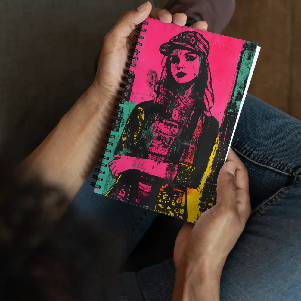 Urban Chic: A Modern Portrait | Spiral Notebook