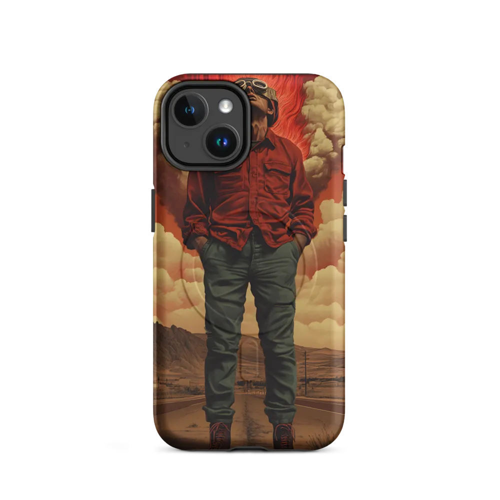 Defiant Spirit in a Surreal Landscape
