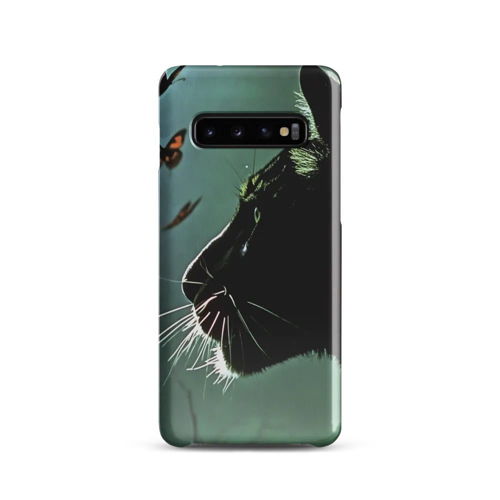 Mystical Encounter: Cat and Butterflies