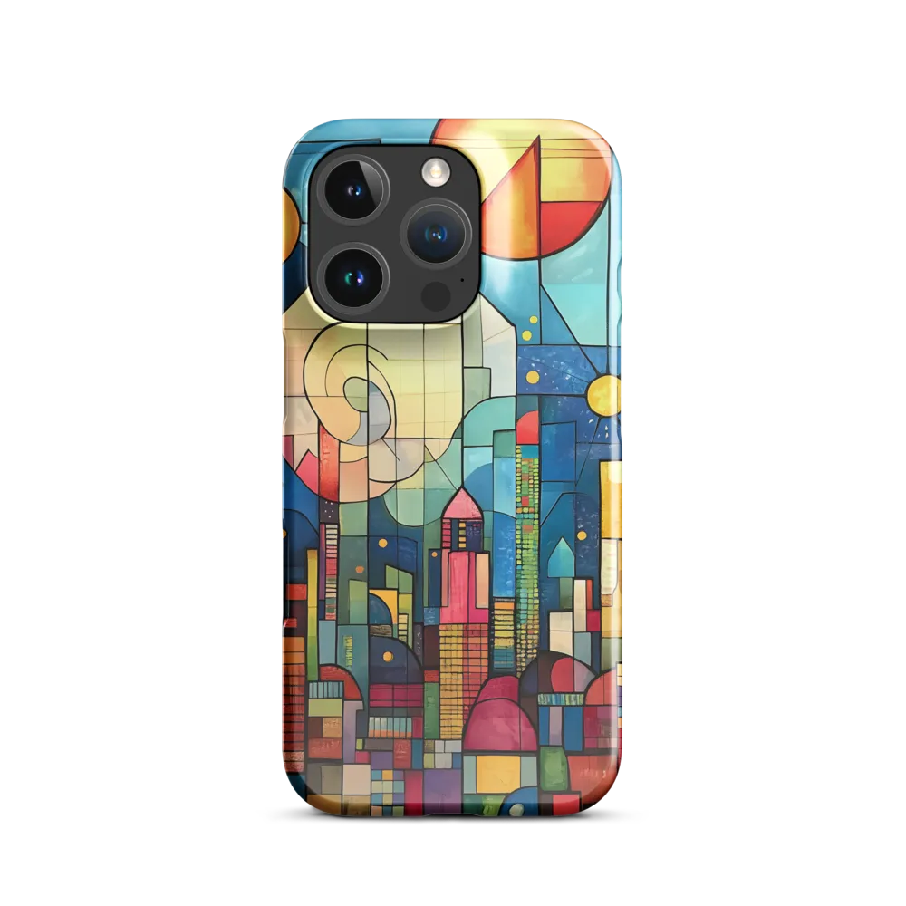 Geometric Harmony: A Vibrant Cityscape