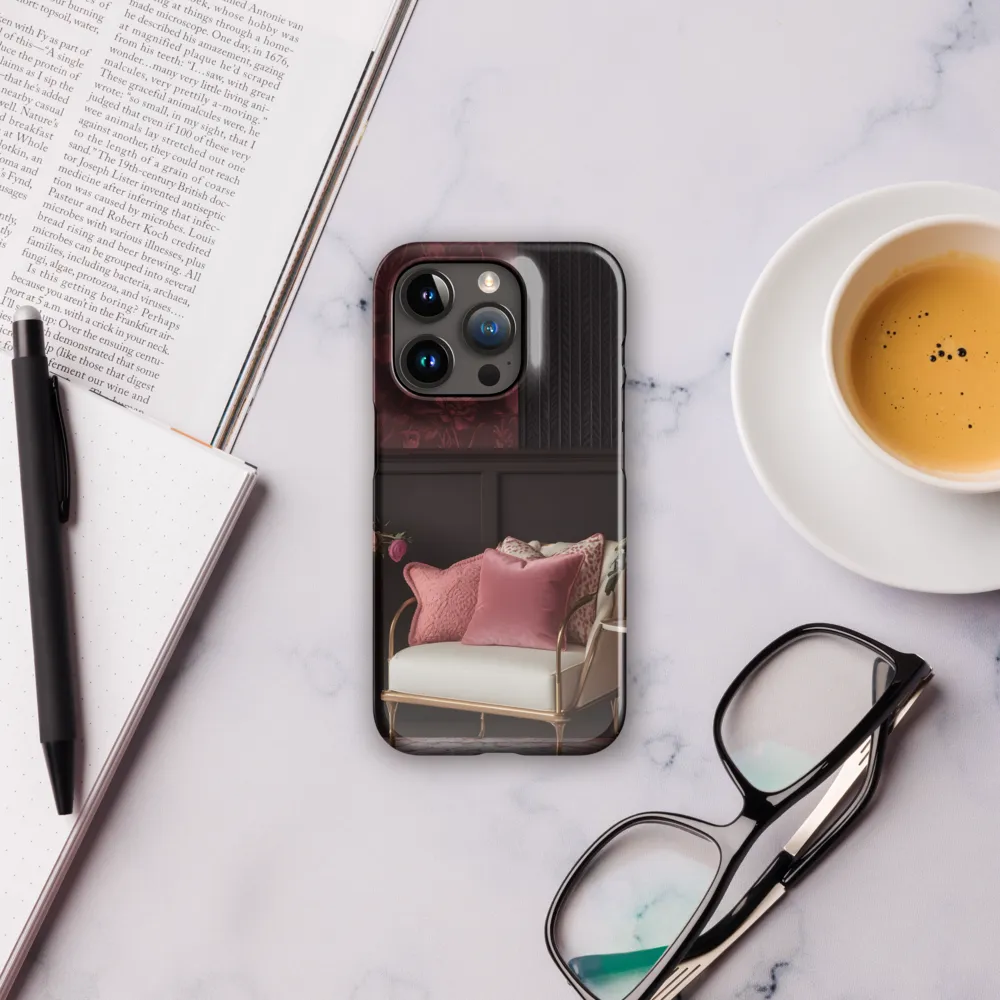 Elegance in Contrast: A Modern Interior Design | Phone Case |  15 Pro | Snap Case | Glossy