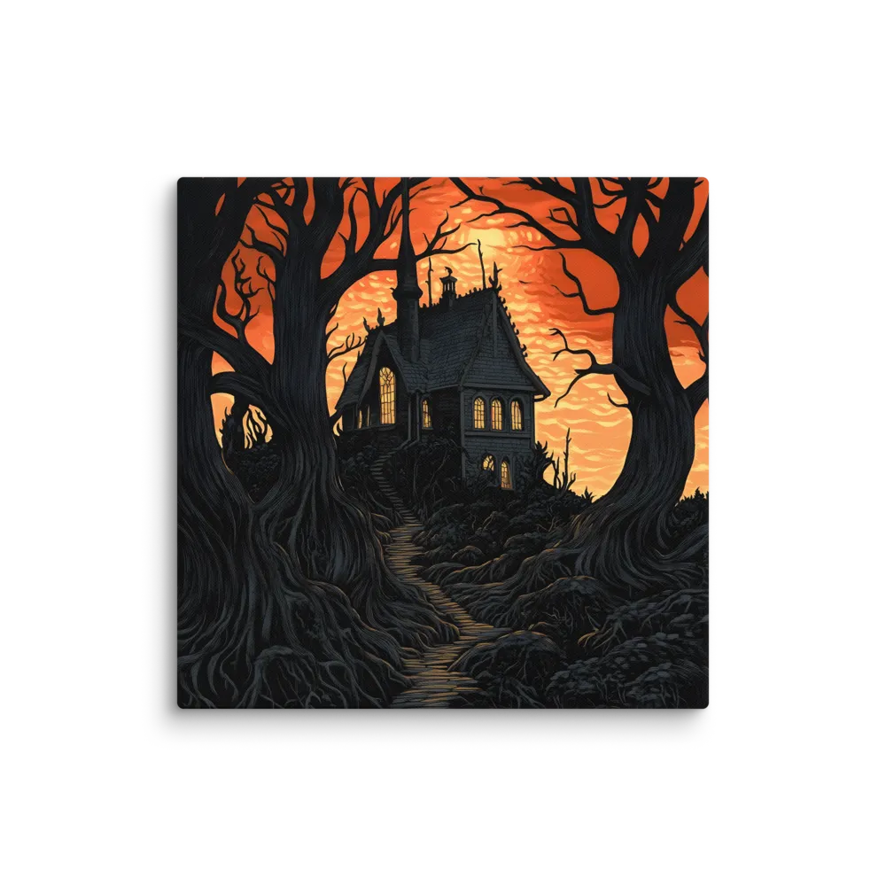 Whispers of the Enchanted House | Canvas | 28″×28″