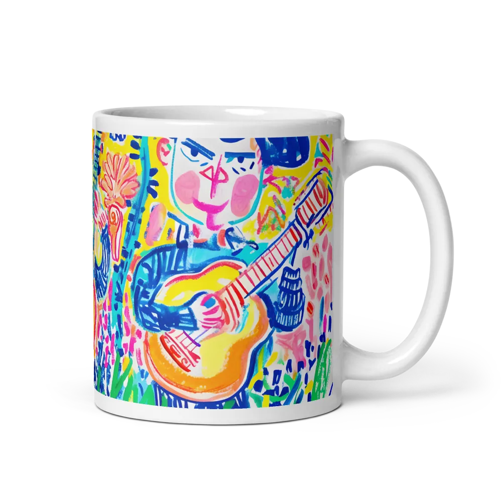 Joyful Duet: A Celebration of Music | Mug with White inside | 11 oz