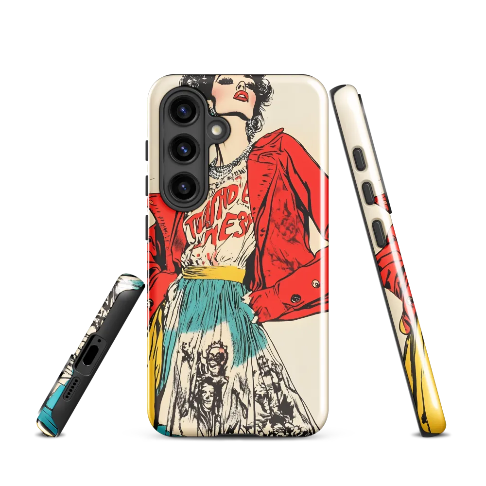 Vibrant Elegance: A Pop Art Fashion Statement