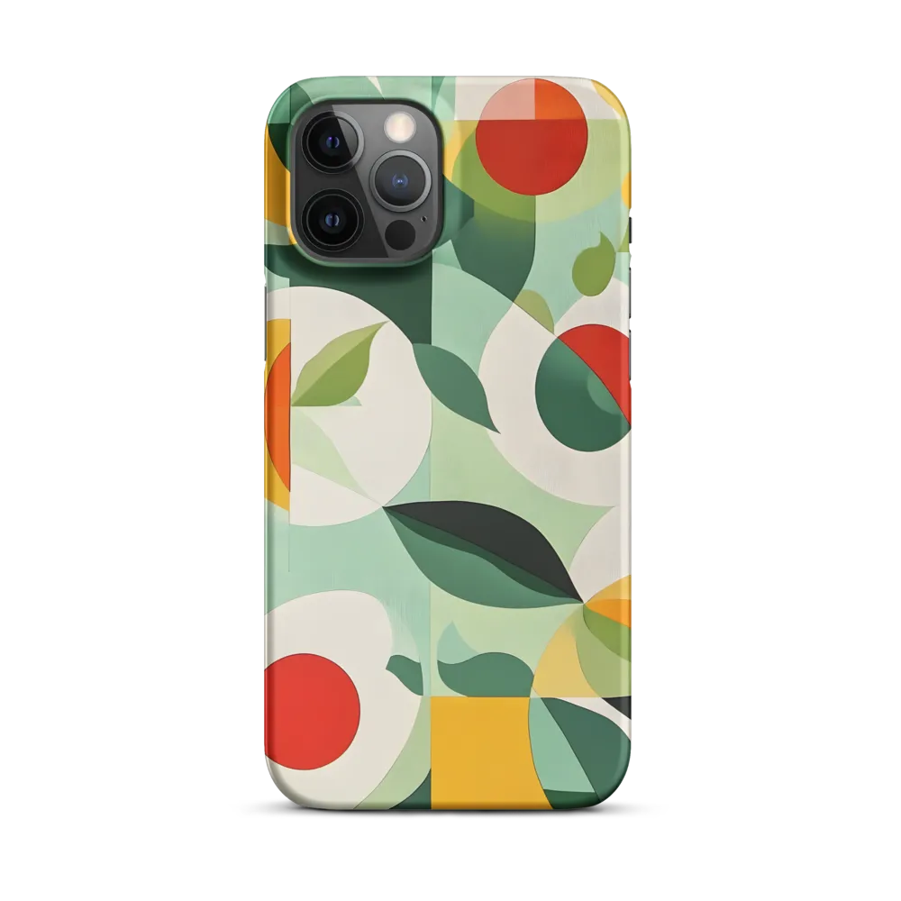 Harmony in Shapes: A Playful Abstract Design | Phone Case |  12 Pro Max | Snap Case | Matte