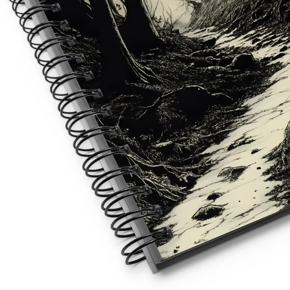 Whispers of the Moonlit Forest | Spiral Notebook