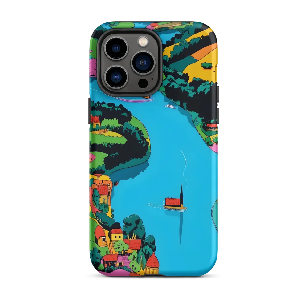Whimsical River Landscape