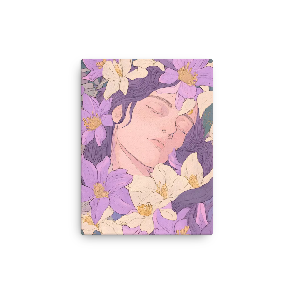 Harmony in Bloom | Thin Canvas | 9″×12″