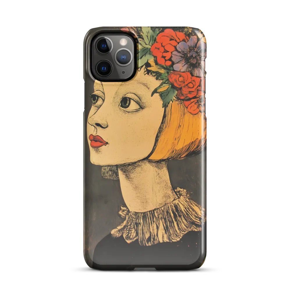 Whimsical Floral Crown | Phone Case |  11 Pro Max | Snap Case | Glossy