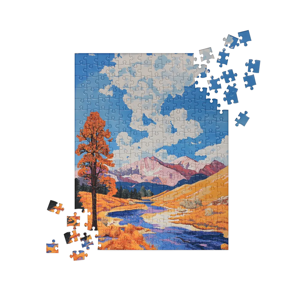 Autumn Serenity: A Vibrant Landscape | Jigsaw Puzzle | 252 pieces