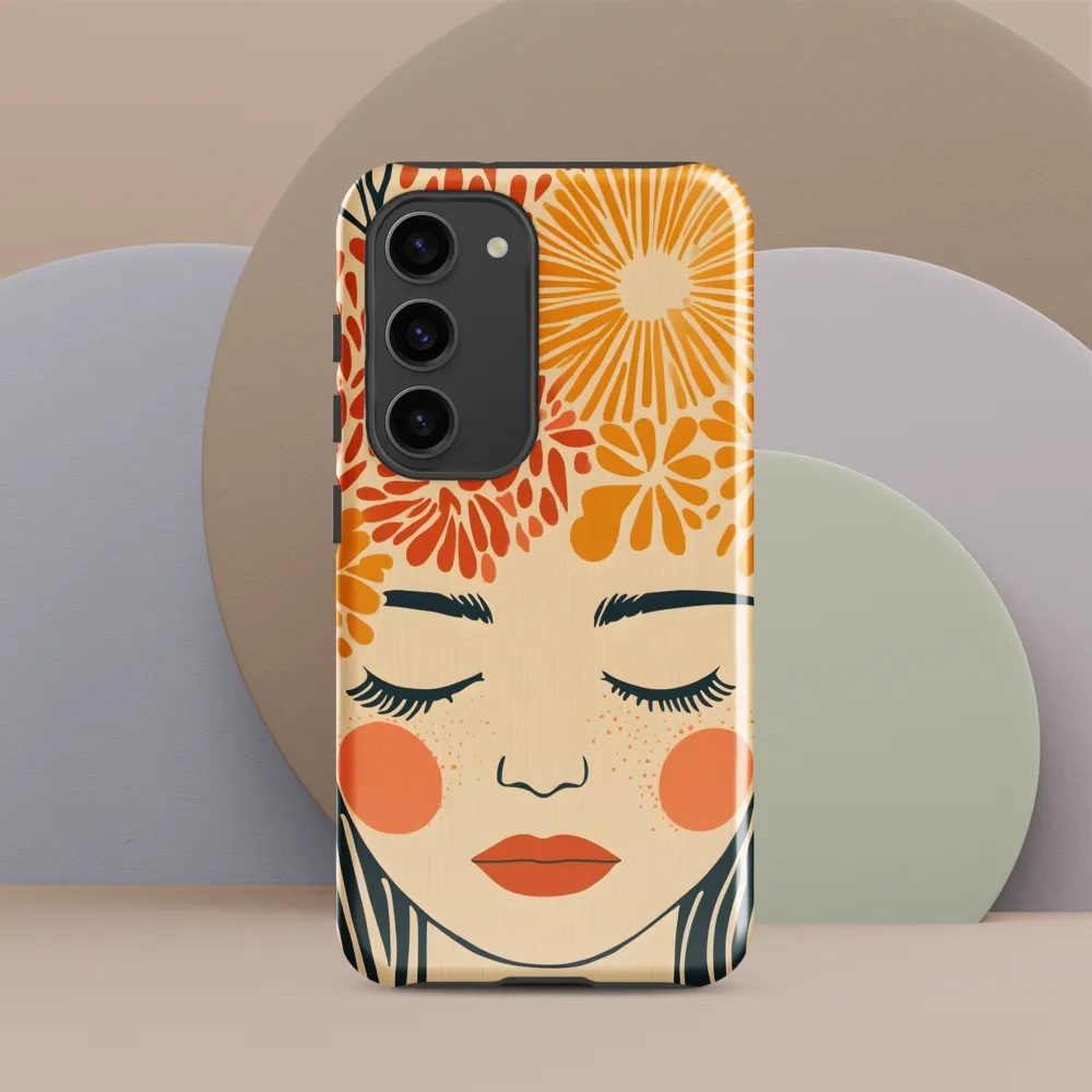 Serenity in Bloom | Phone Case |  S23 | Tough Case | Glossy