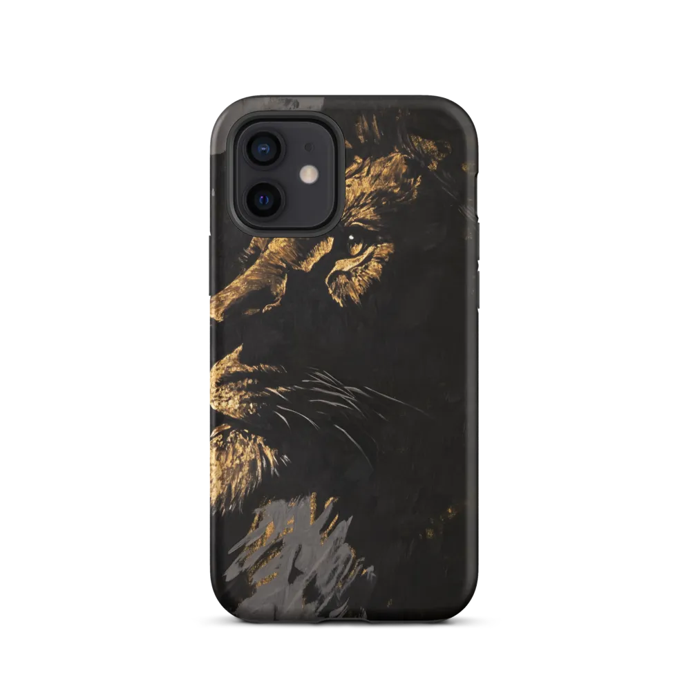 Majestic Gaze: The Golden Lion